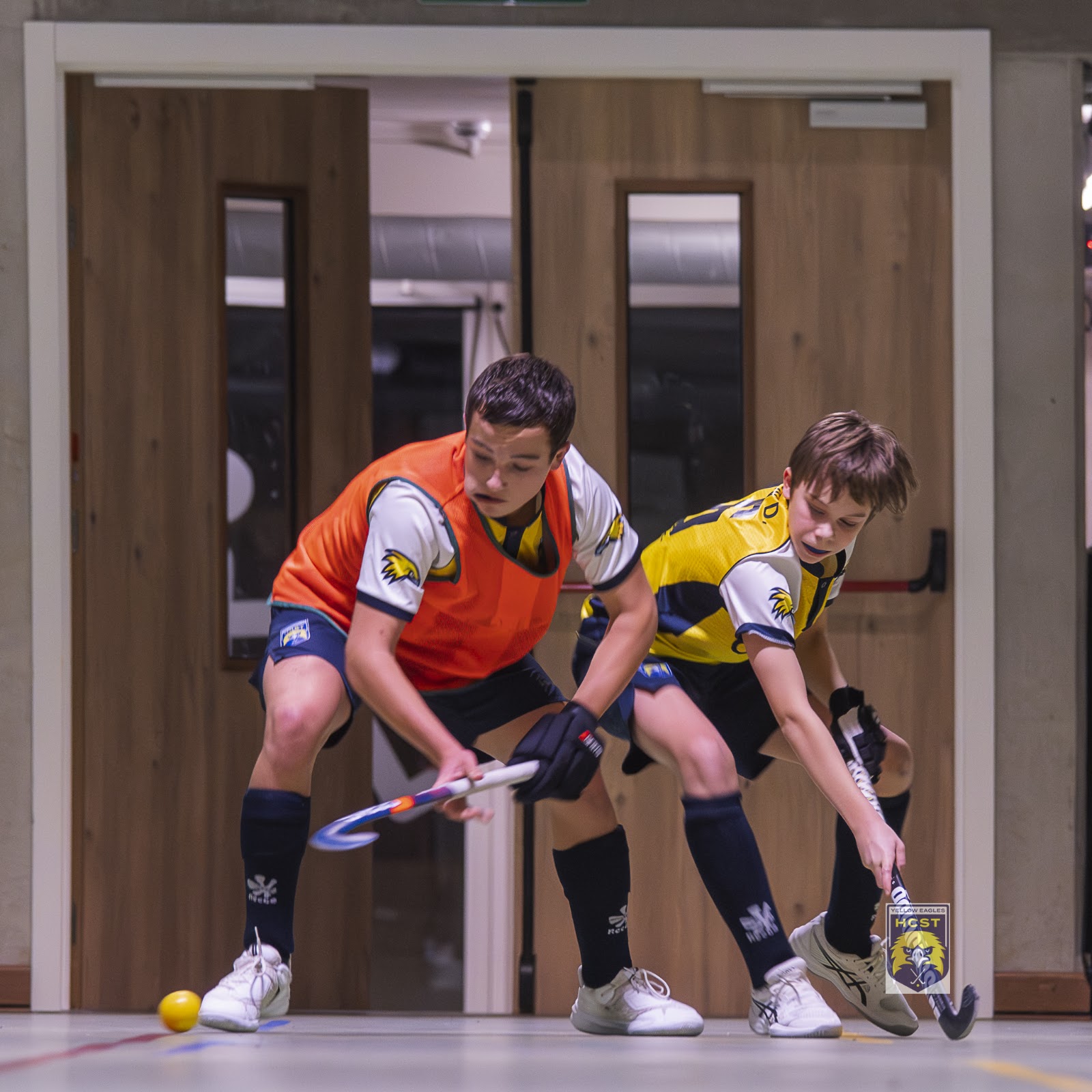 Training bij de Yellow Eagles